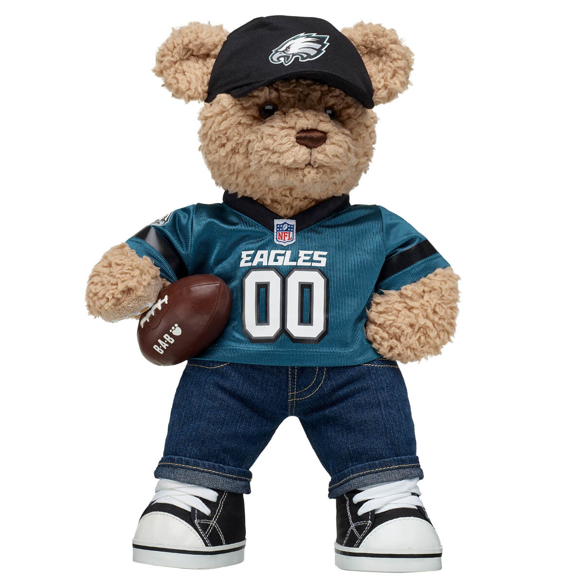 Timeless Teddy Bear Philadelphia Eagles Gift Set With Football