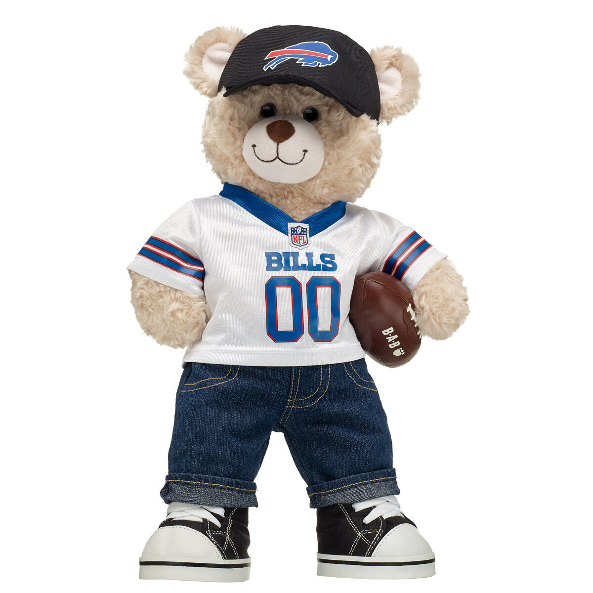 Happy Hugs Teddy Bear Buffalo Bills Football Gift Set