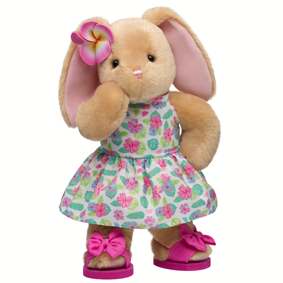 Pawlette Bunny Plush Tropical Gift Set