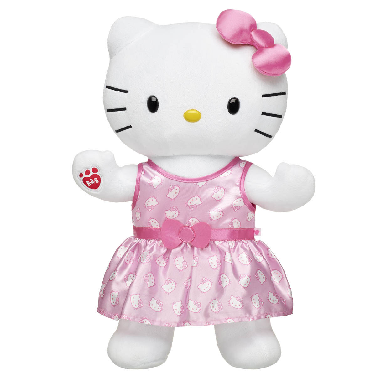 Sanrio Pink Bow Hello Kitty Plush Pink Dress Gift Set