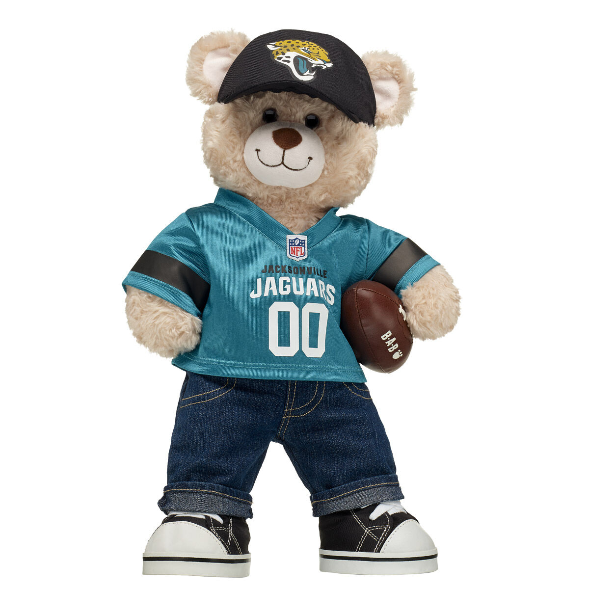 Happy Hugs Teddy Bear Jacksonville Jaguars Football Gift Set