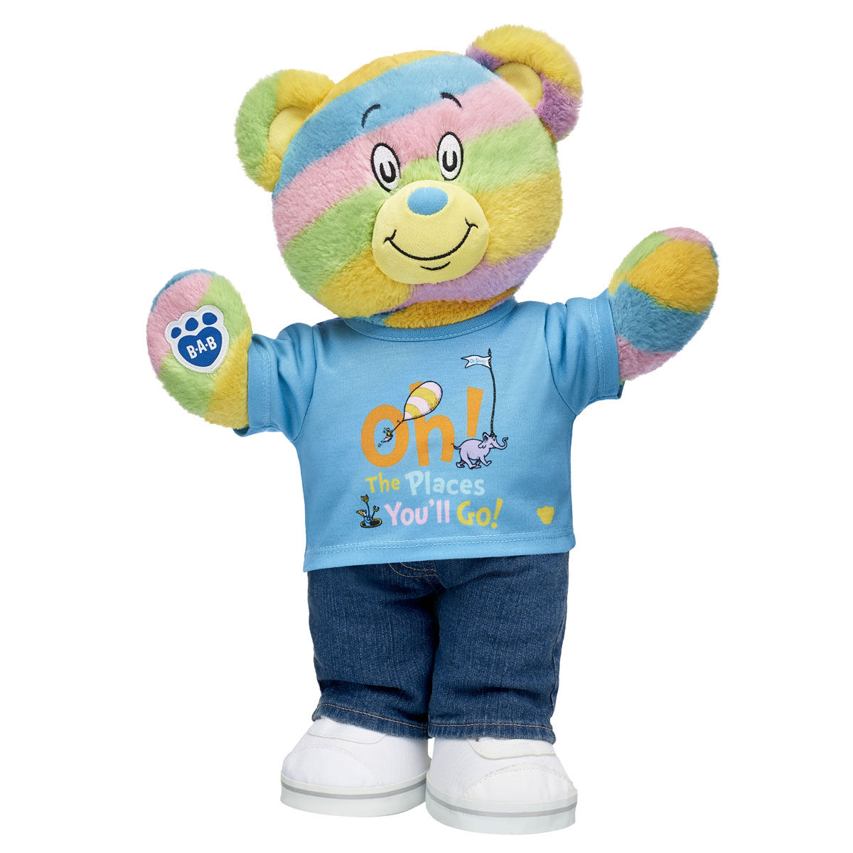 Oh, The Places You'll Go! Teddy Bear Jeans Gift Set