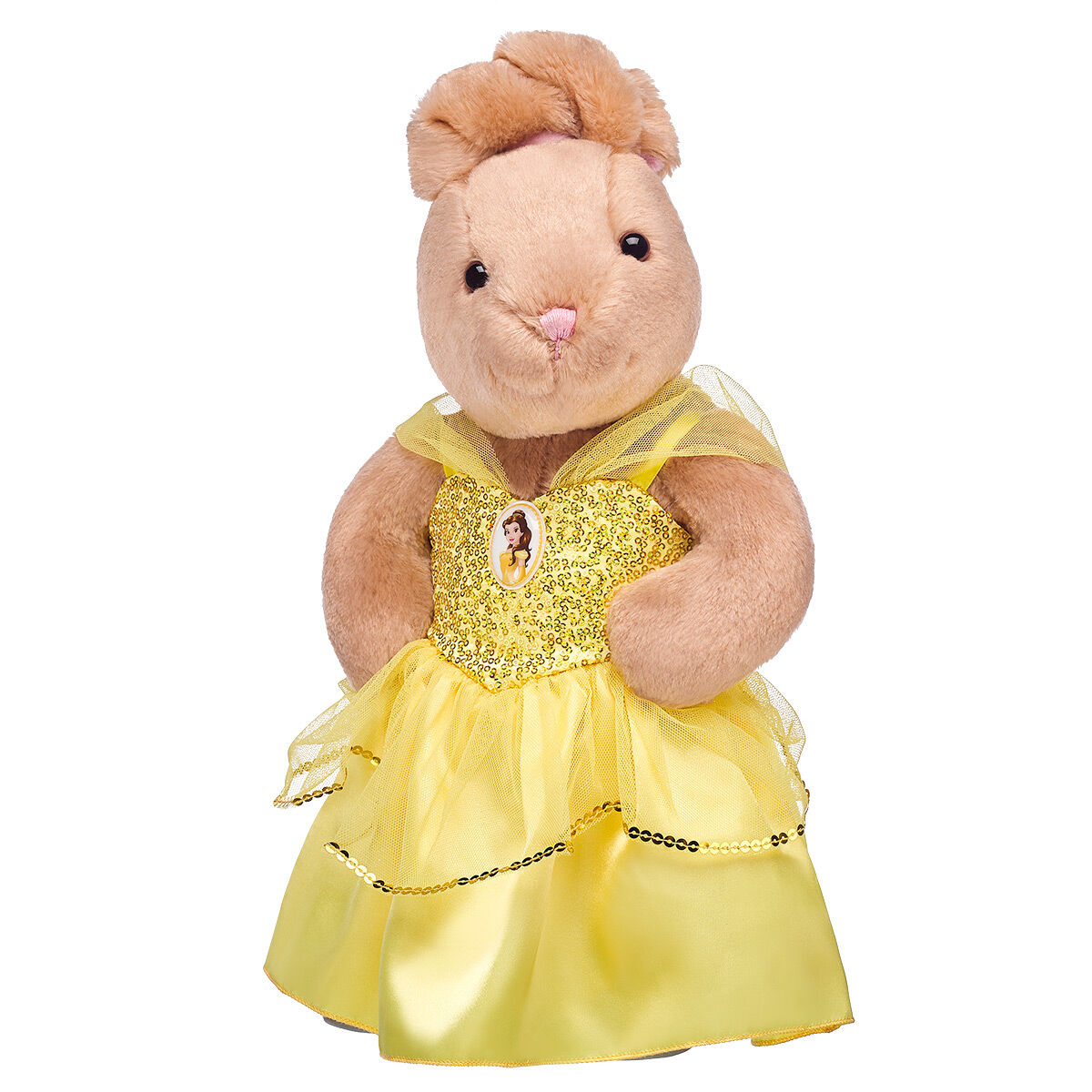 Pawlette Bunny Plush With Disney Princess Belle Costume Gift Set