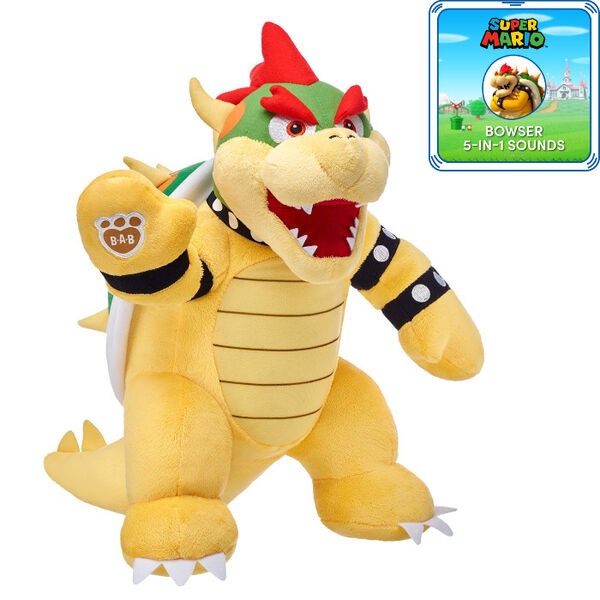 Super Mario Bowser Plush With 5-In-1 Sound
