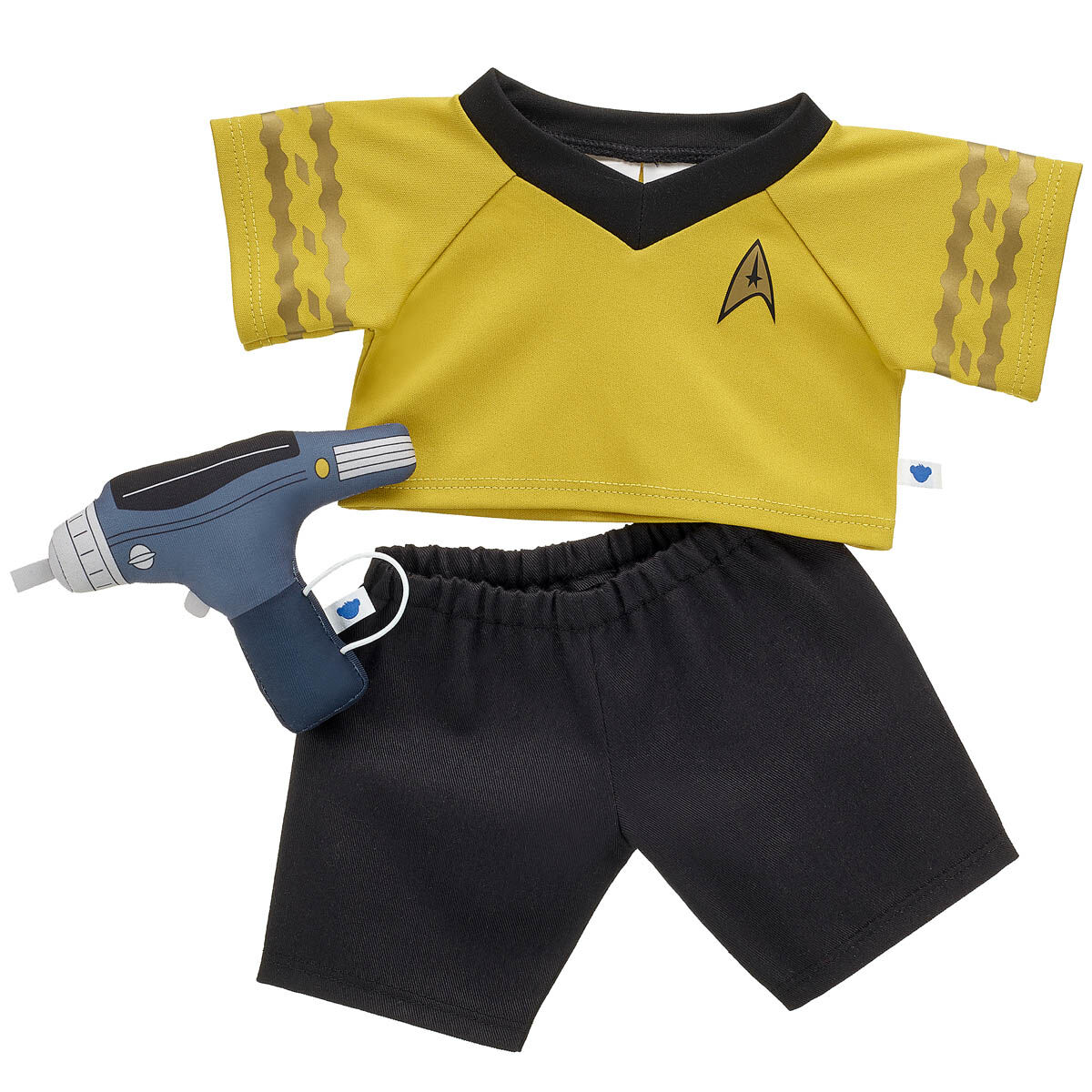 Star Trek: The Original Series Gold Uniform And Phaser Bundle