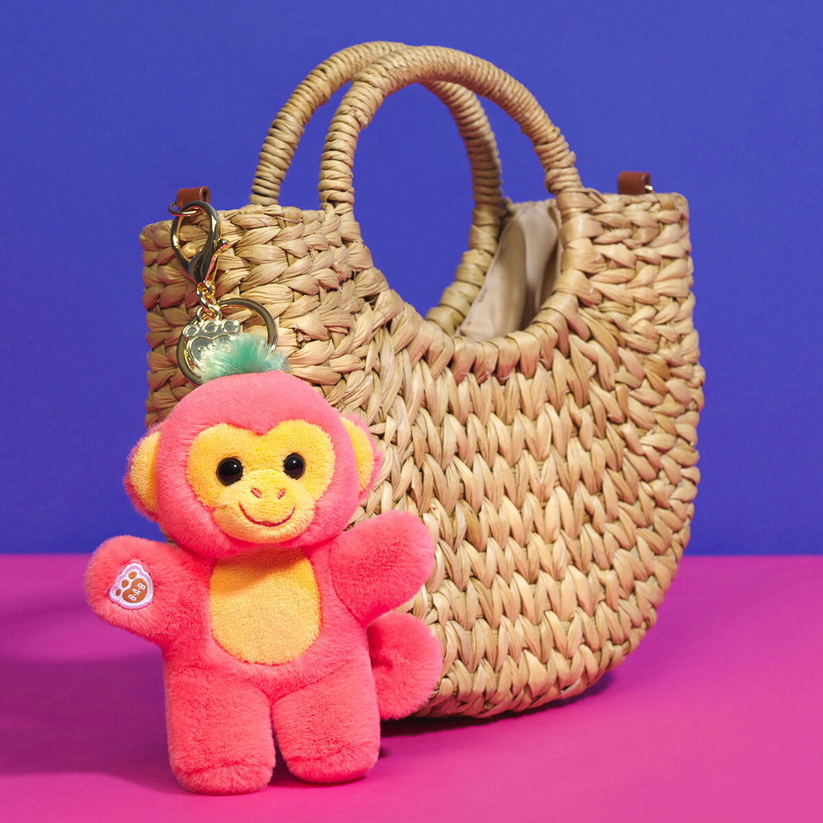 Mango Monkey Bag Charm