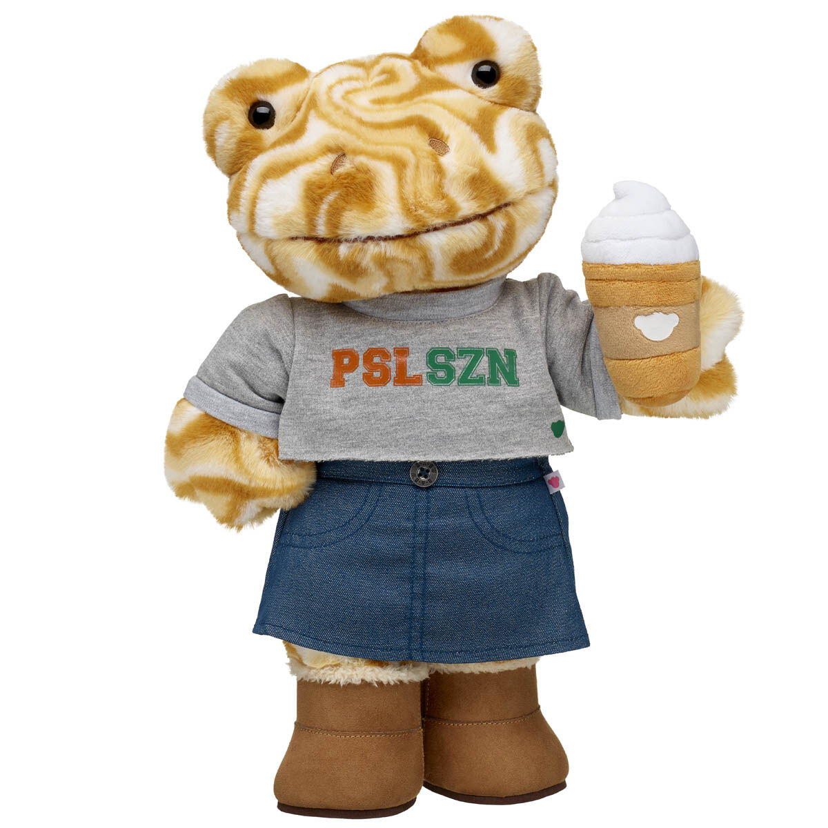 Frappe Frog Stuffed Animal Psl Szn Gift Set