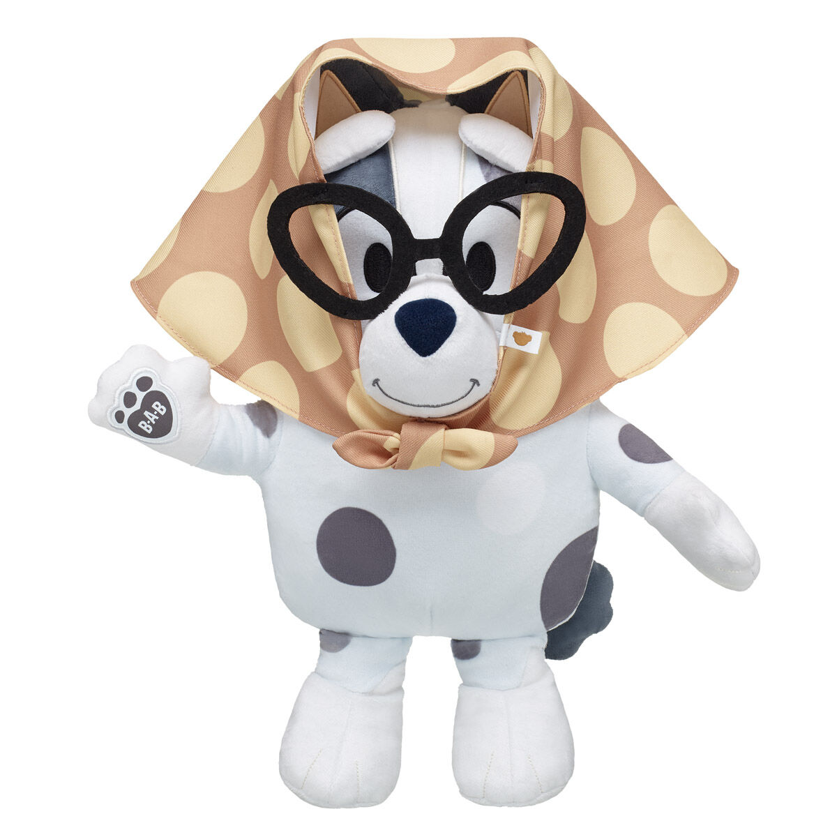 Muffin Plush Puppy With Granny Gladys Costume