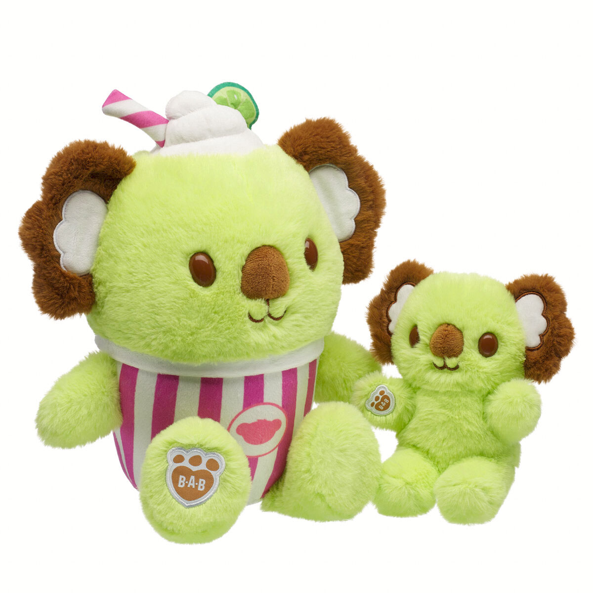 Coconut Lime Koala Slushie Plushie Mini Beans Gift Set