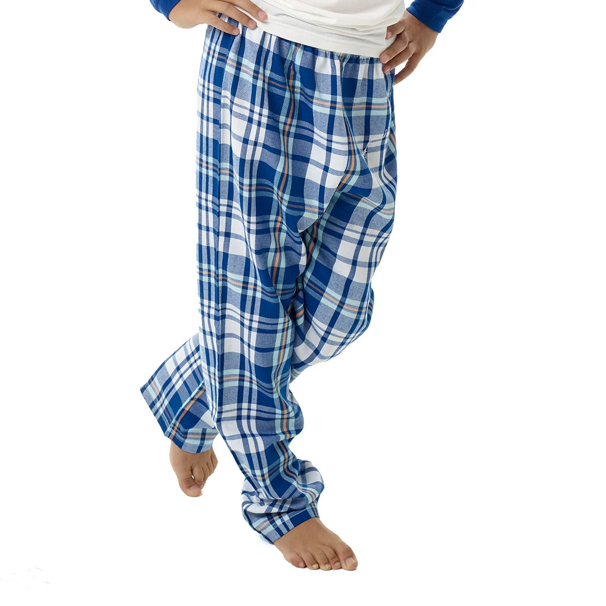 Build-A-Bear Pajama Shop Blue Plaid Pants - Toddler & Youth