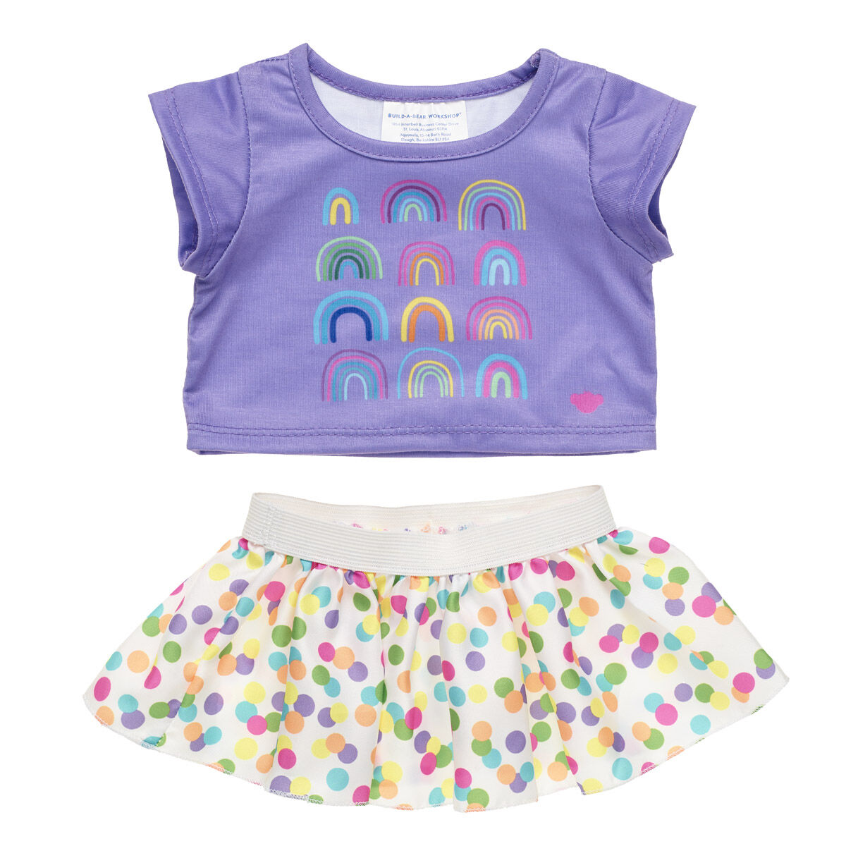 Rainbow Skirt Set 2 Pc.