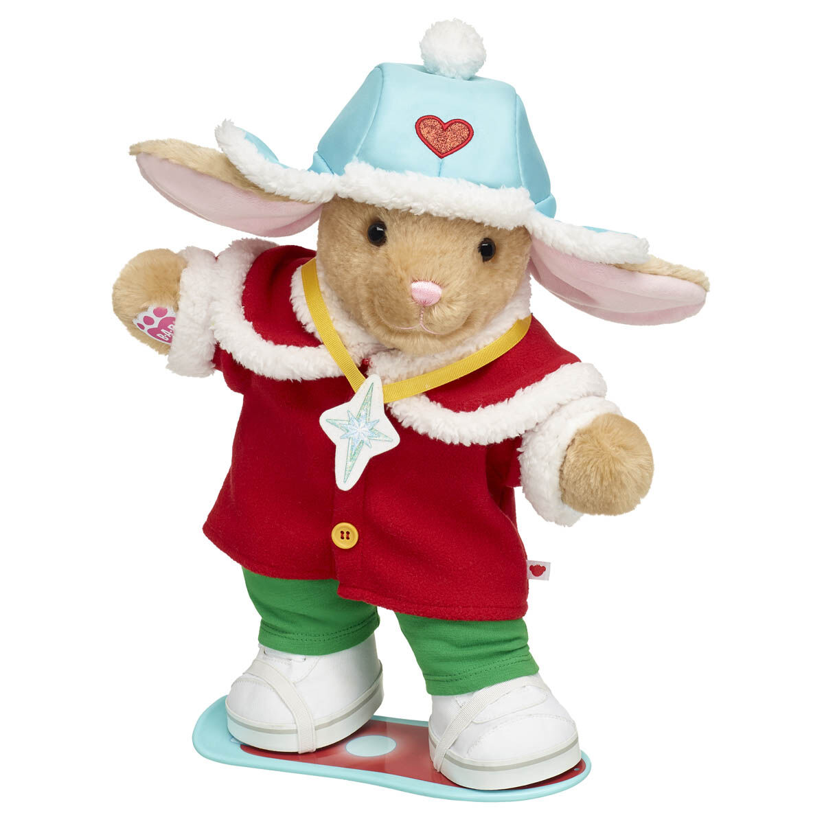 Glisten And The Merry Mission Marzipan Pawlette Bunny Plush Gift Set