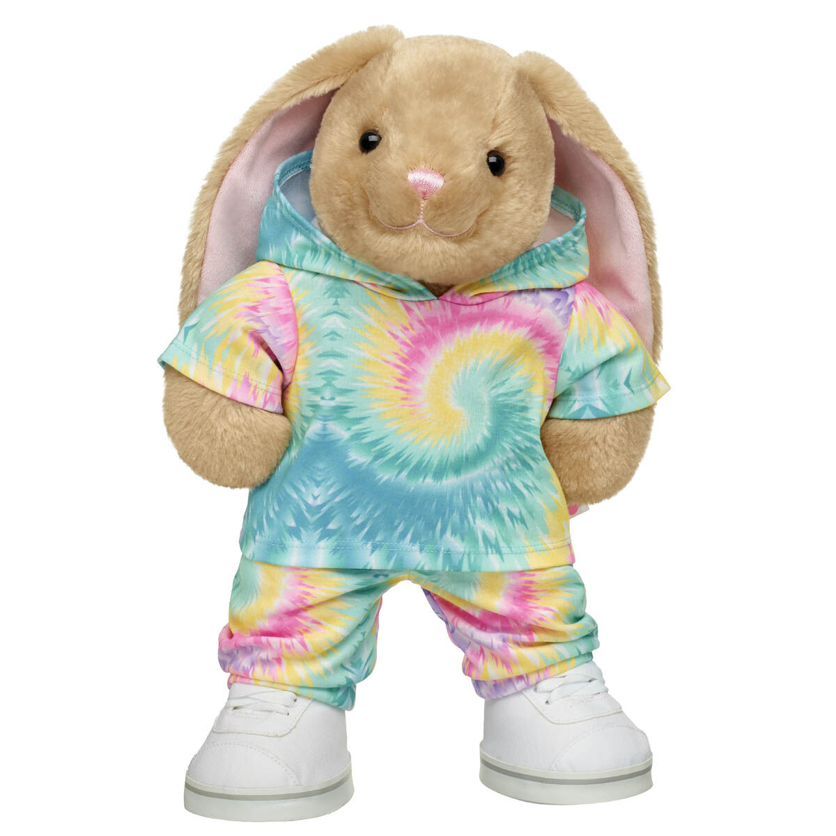 Pawlette Bunny Plush Tie-Dye Athleisure Gift Set