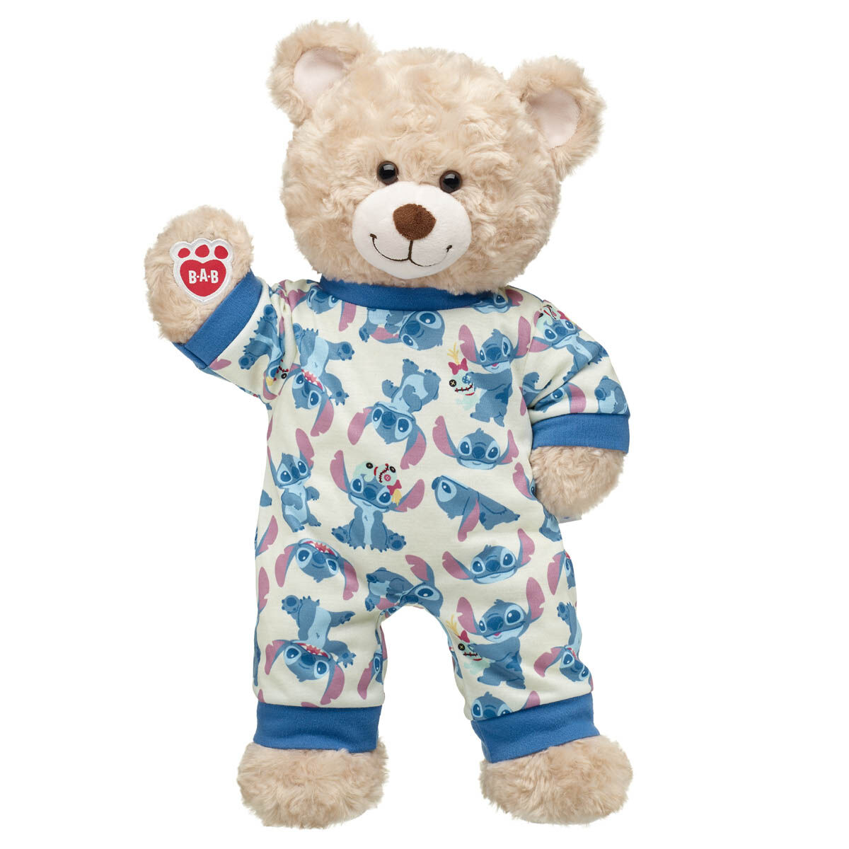 Happy Hugs Teddy Bear Disney Stitch Pjs Gift Set