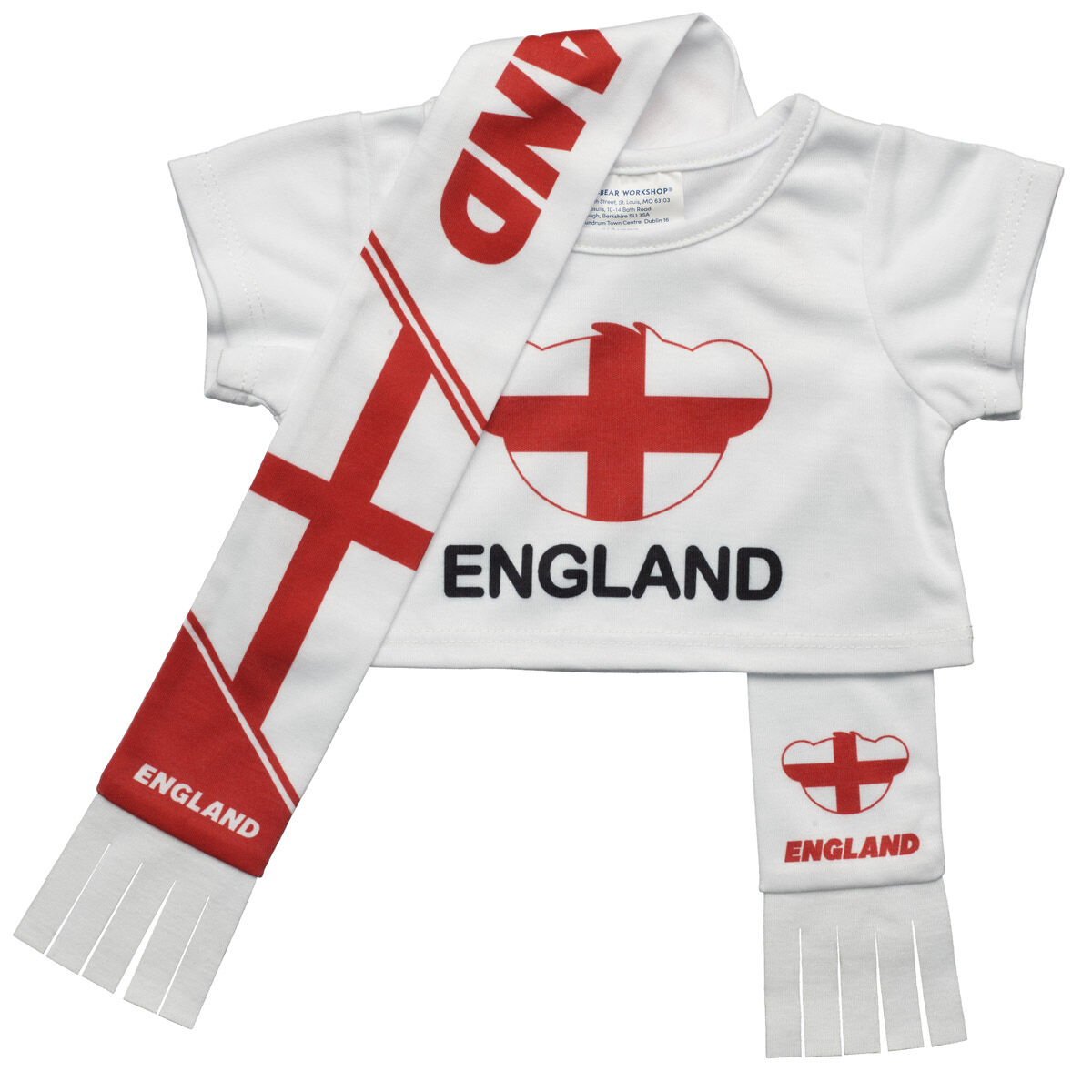 England Scarf And T-Shirt Set