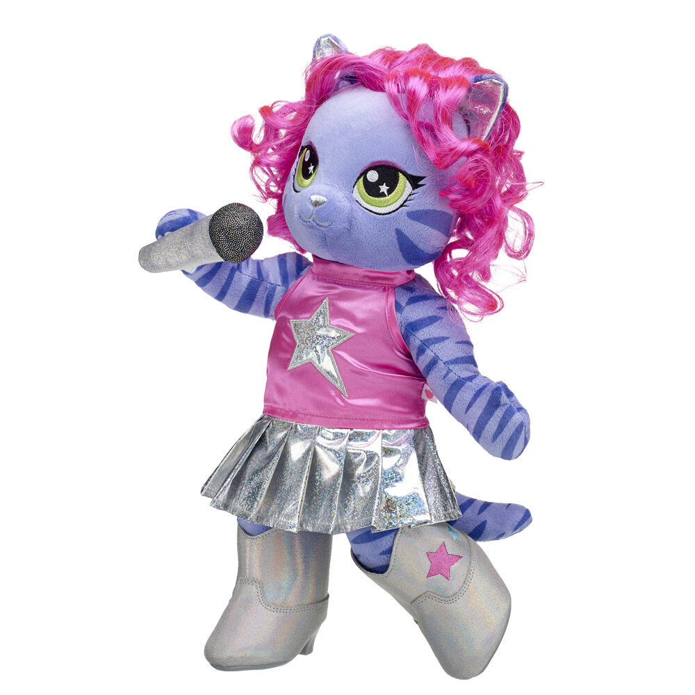 Honey Girls Teegan Tiger Plush 10Th Anniversary Gift Set With Microphone