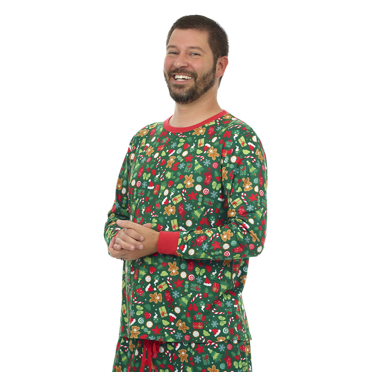 Build-A-Bear Pajama Shop Holiday Print Top - Adult