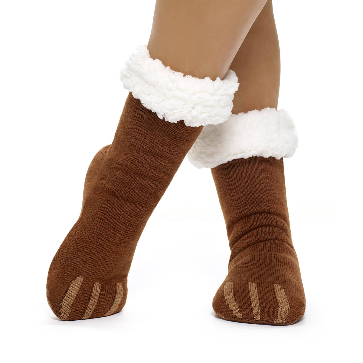 Build-A-Bear Pajama Shop Bear Paw Slipper Socks - Toddler, Youth & Adult