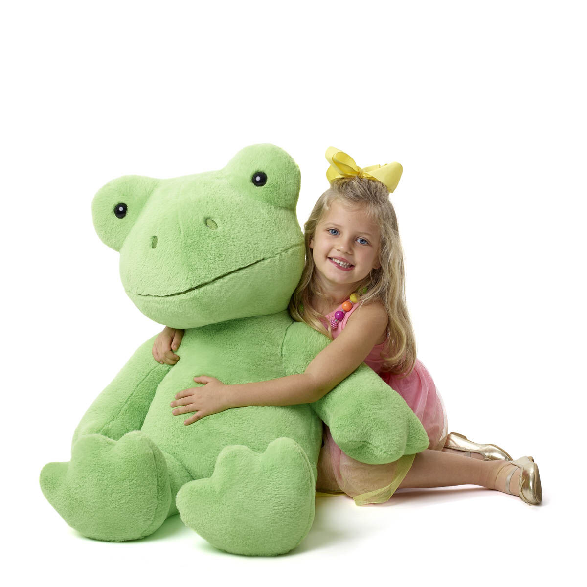 Giant Spring Green Frog Stuffed Animal