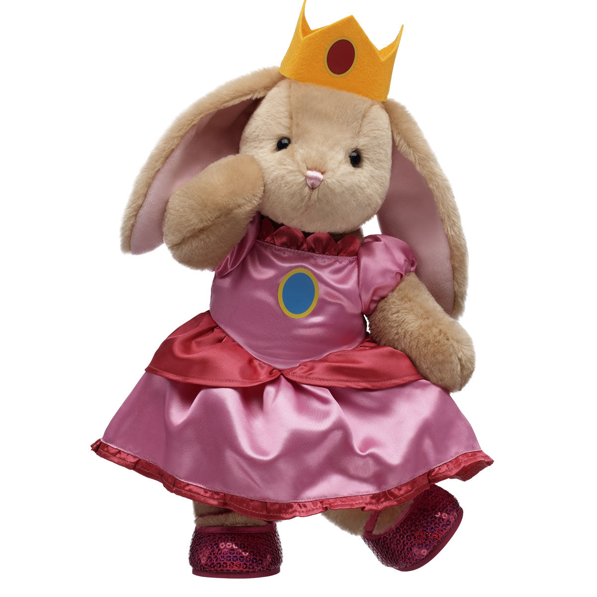 Super Mario Pawlette Bunny Plush Princess Peach Gift Set