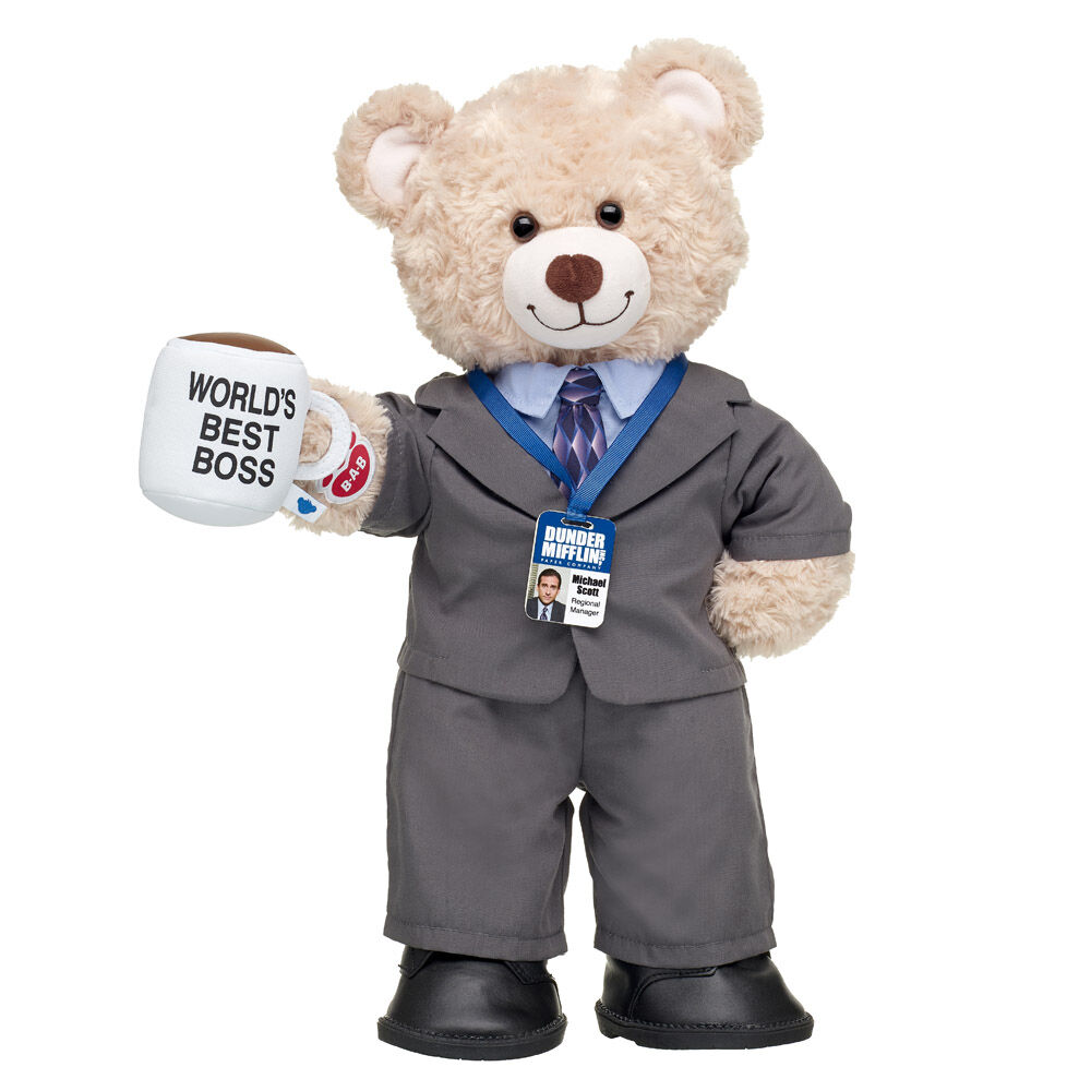 Happy Hugs Teddy Bear With The Office Michael Scott Costume Gift Set