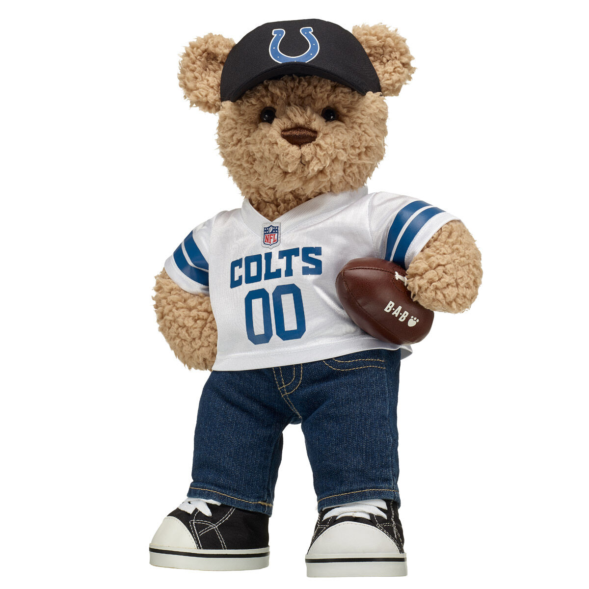 Timeless Teddy Bear Indianapolis Colts Football Gift Set