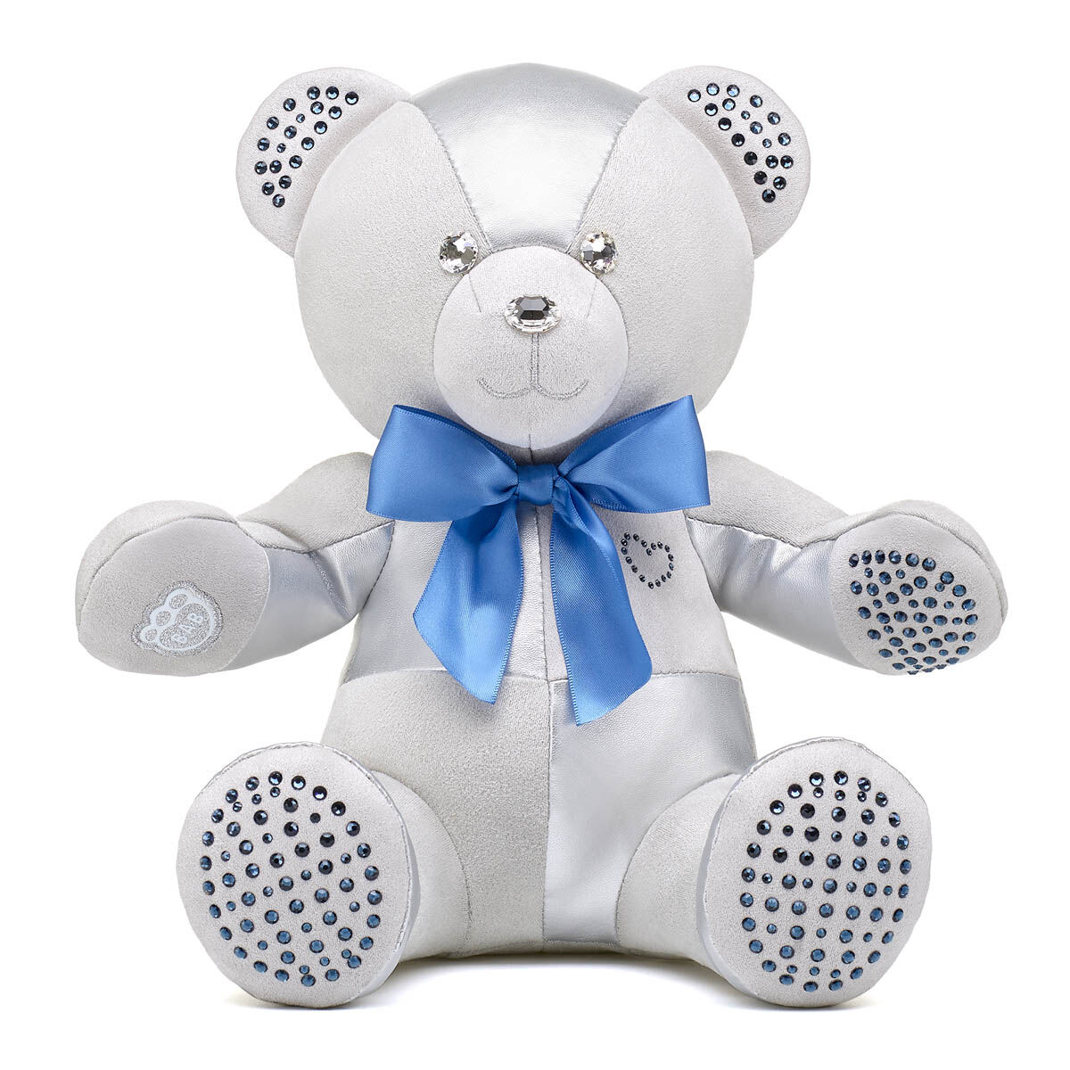 Build-A-Bear Birthstone Bear Featuring Swarovski Blue Topaz Crystals