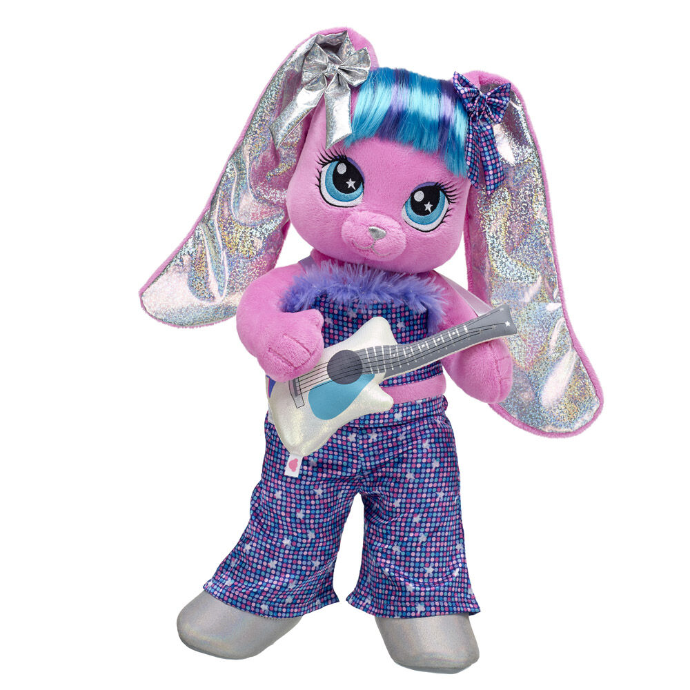 Honey Girls Risa Rabbit Plush 10Th Anniversary Gift Set With Guitar