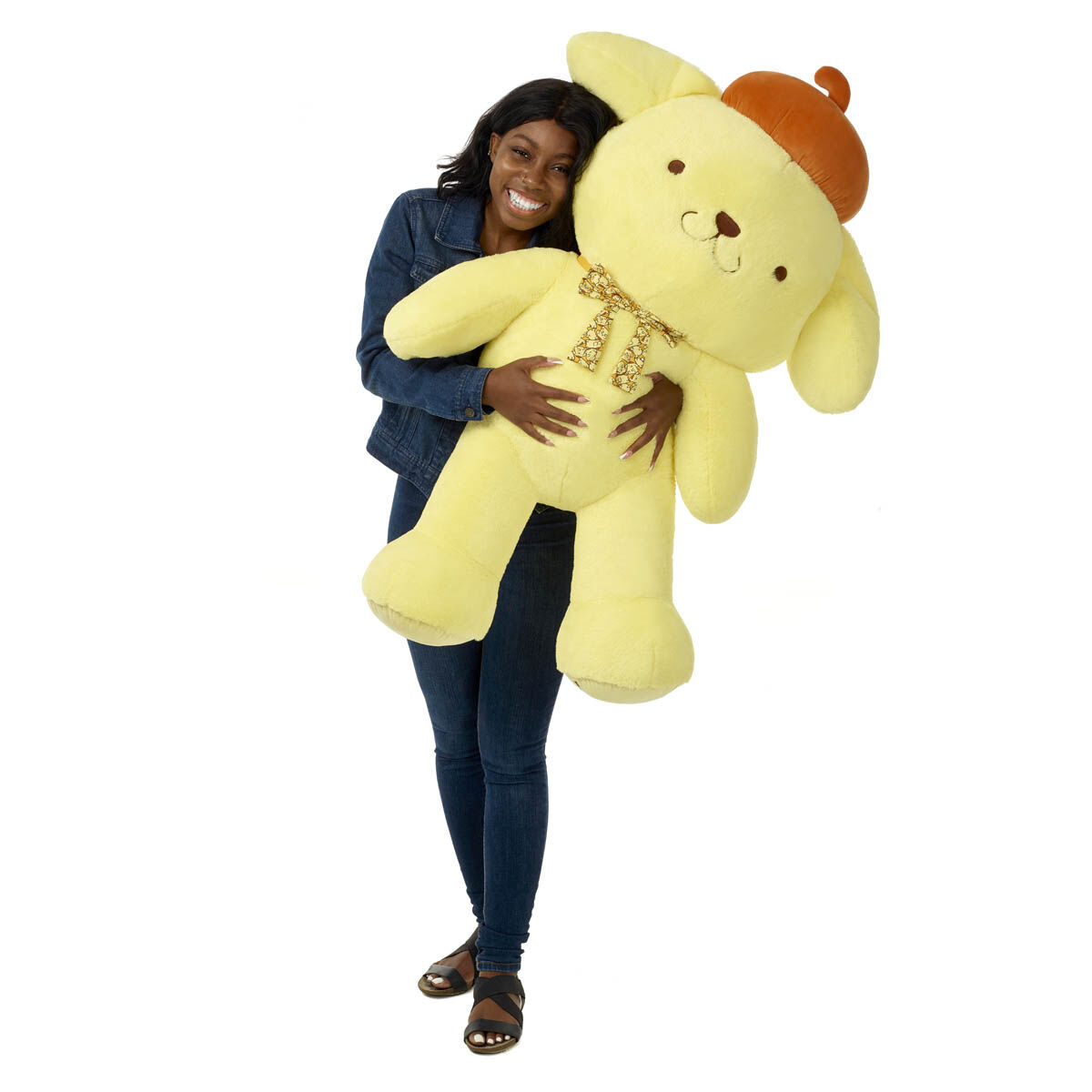 Sanrio Hello Kitty And Friends Giant Pompompurin Plush With Gifting Bow