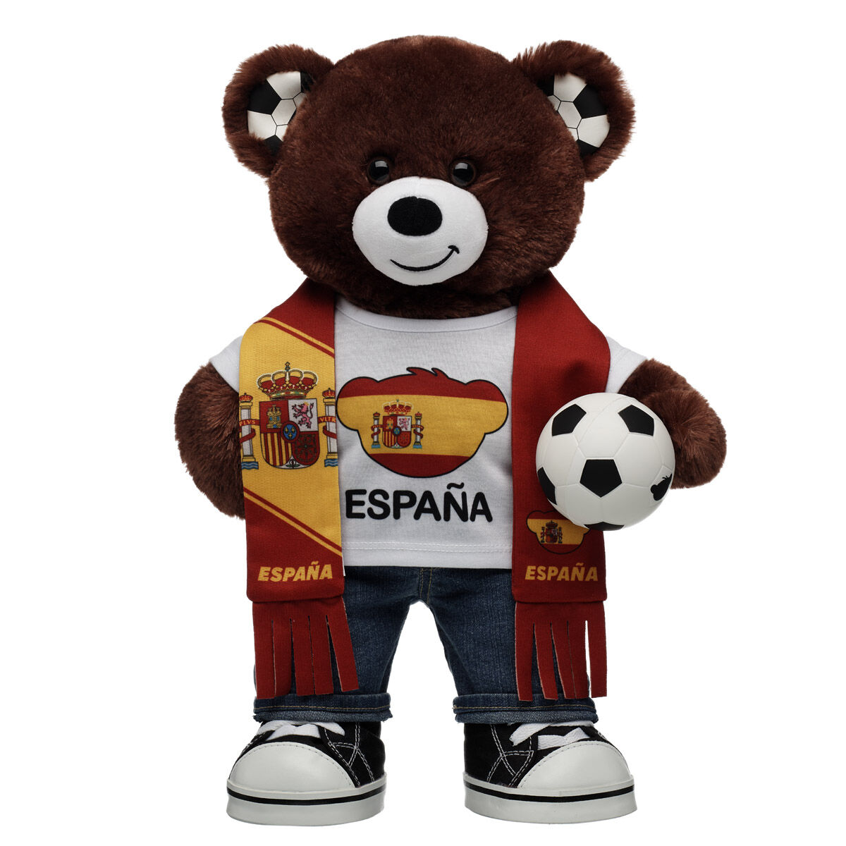 Let's Goal Bear Spain Soccer Gift Set