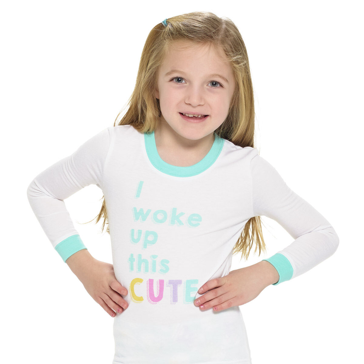 Build-A-Bear Pajama Shop "I Woke Up This Cute" Pj Top - Toddler And Youth