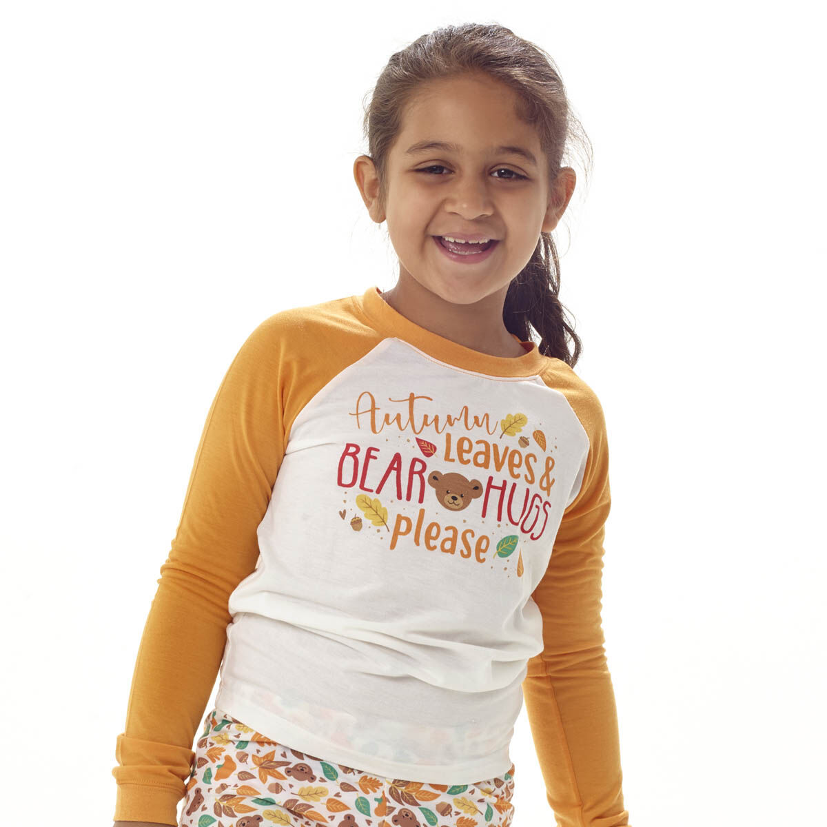 Build-A-Bear Pajama Shop Autumn Leaves Top - Toddler & Youth