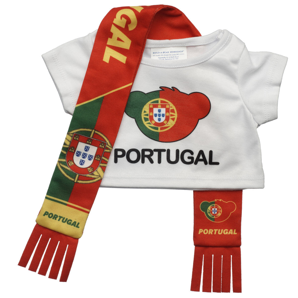 Portugal Scarf And T-Shirt Set