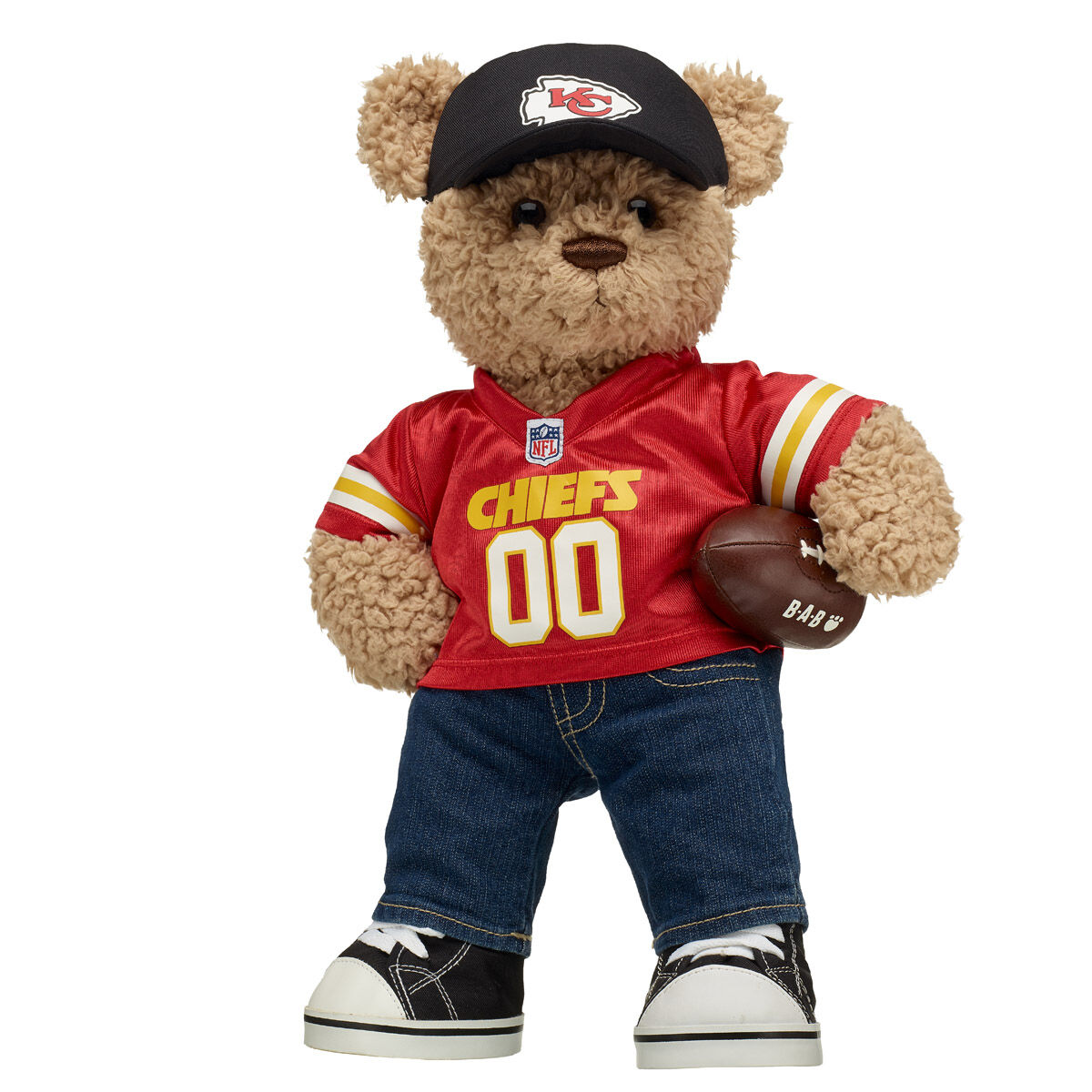 Timeless Teddy Bear Kansas City Chiefs Football Gift Set