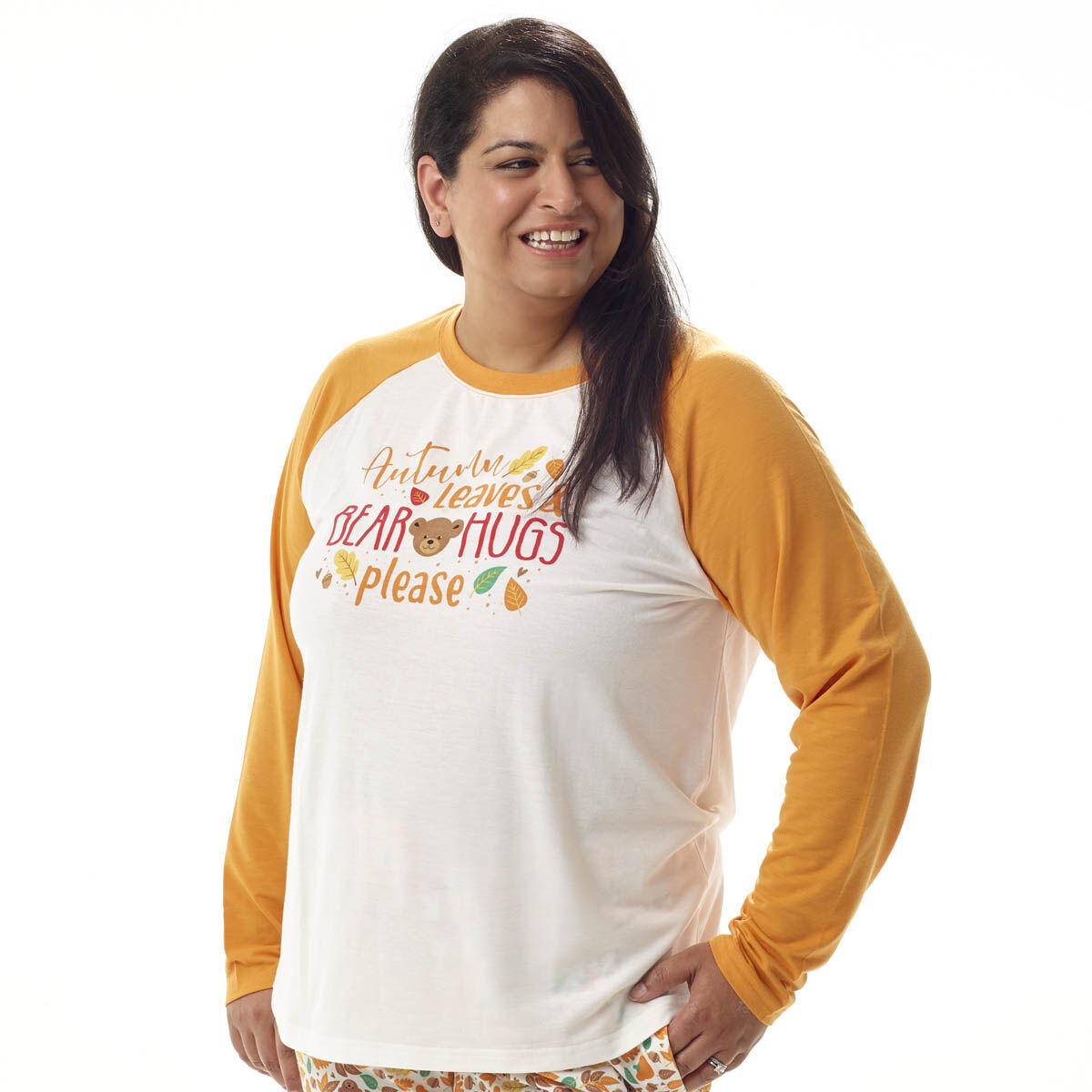 Build-A-Bear Pajama Shop Autumn Leaves Top - Adult
