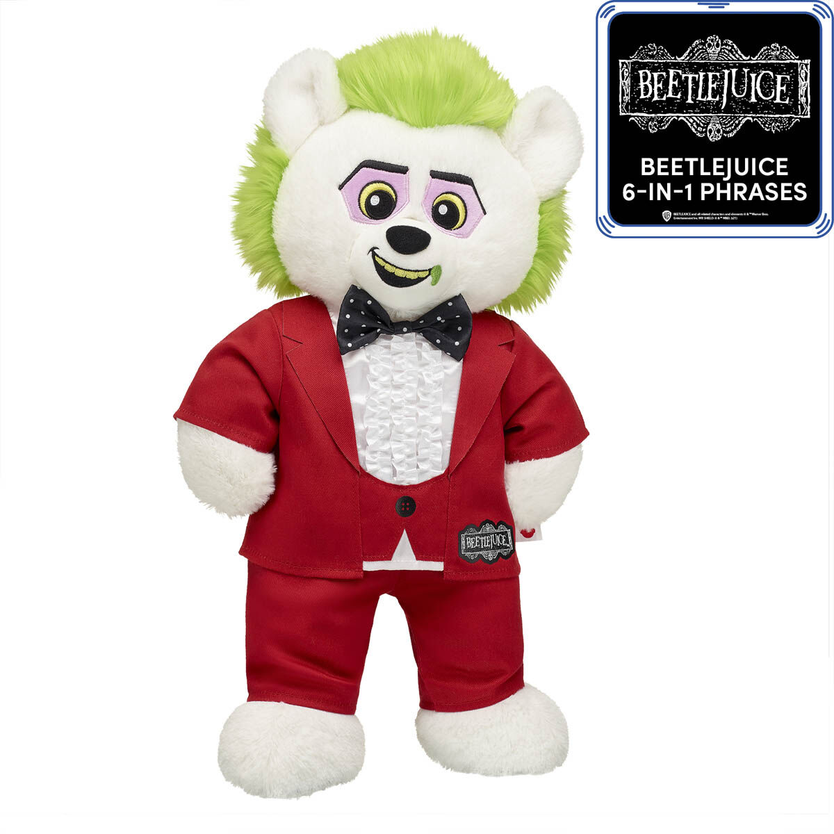 Beetlejuice Teddy Bear Bundle With Sound