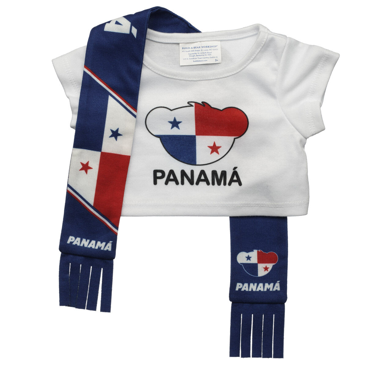 Panama Scarf And T-Shirt Set