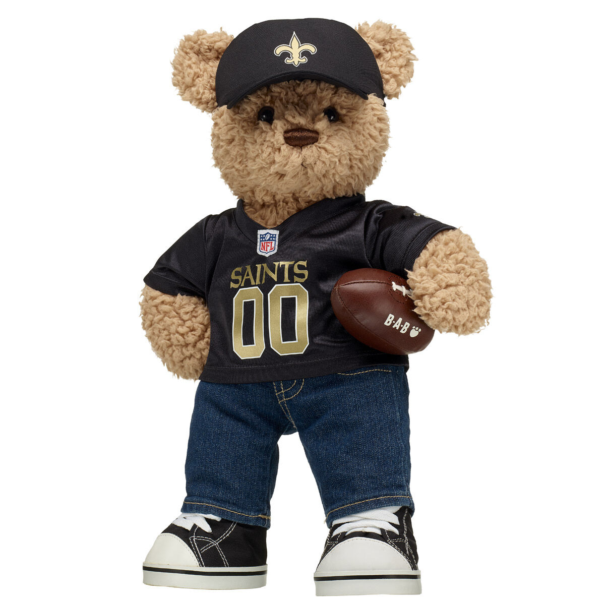 Timeless Teddy Bear New Orleans Saints Football Gift Set