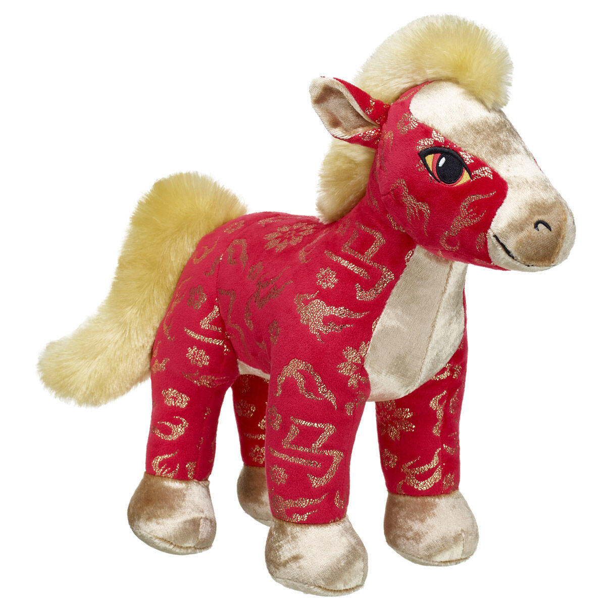 Red And Gold Horse