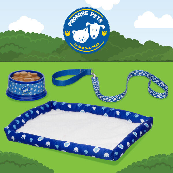 Promise Pets Blue Pet Accessories Bundle