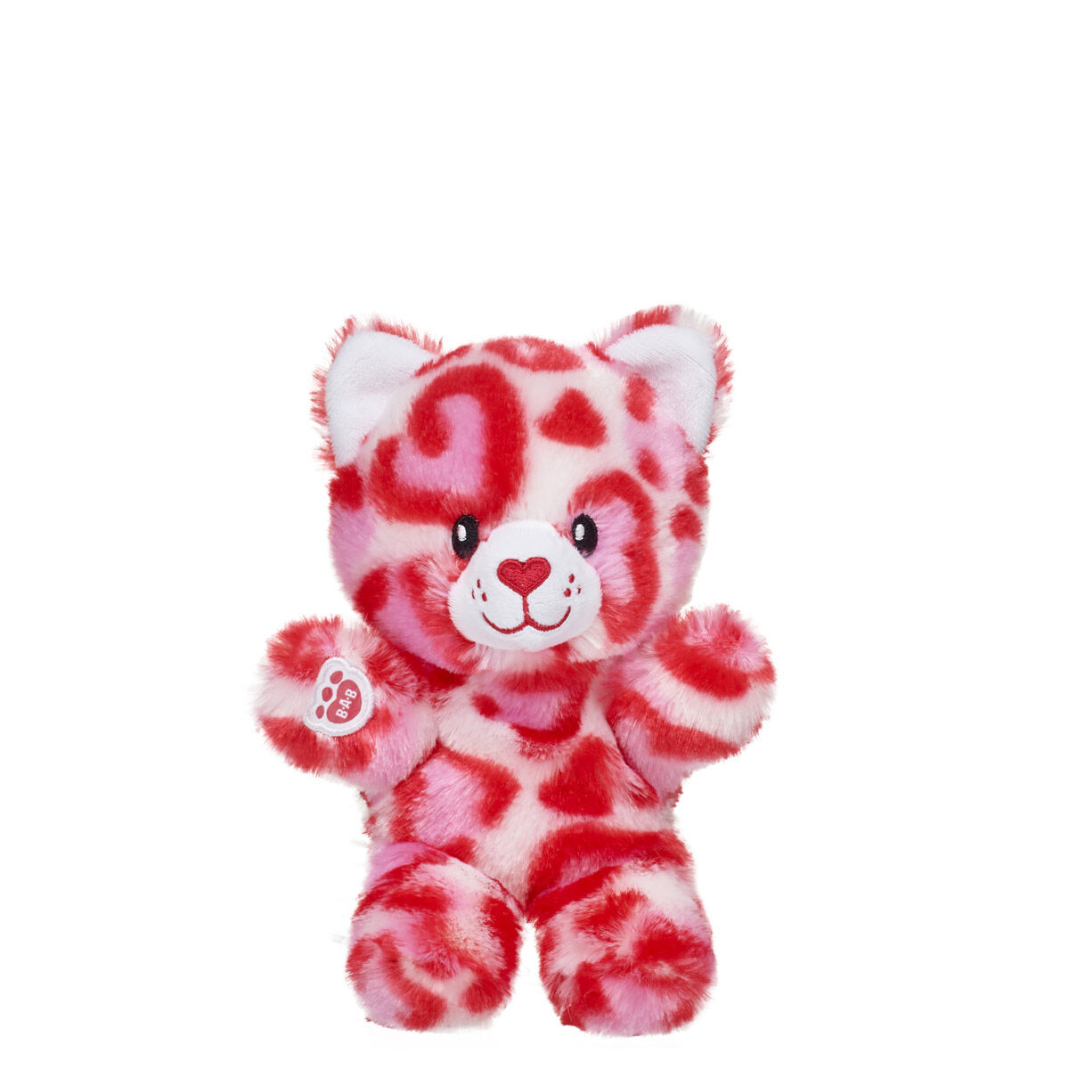 Build-A-Bear Mini Beans Wild Hearts Leopard Stuffed Animal