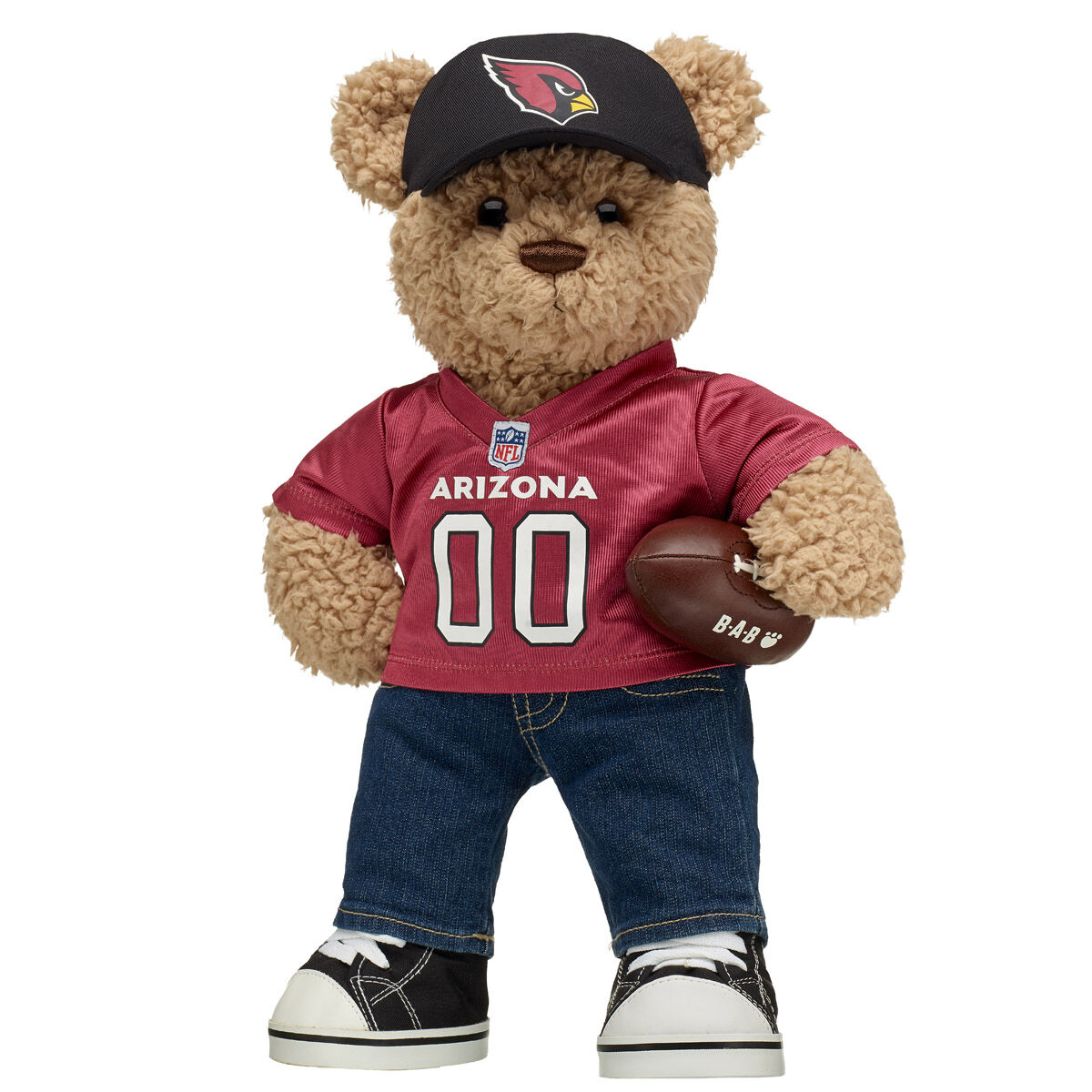 Timeless Teddy Bear Arizona Cardinals Football Gift Set