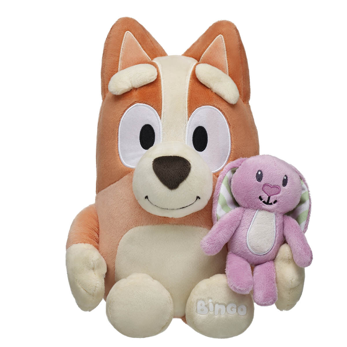 Bingo Plush Puppy With Floppy Wristie