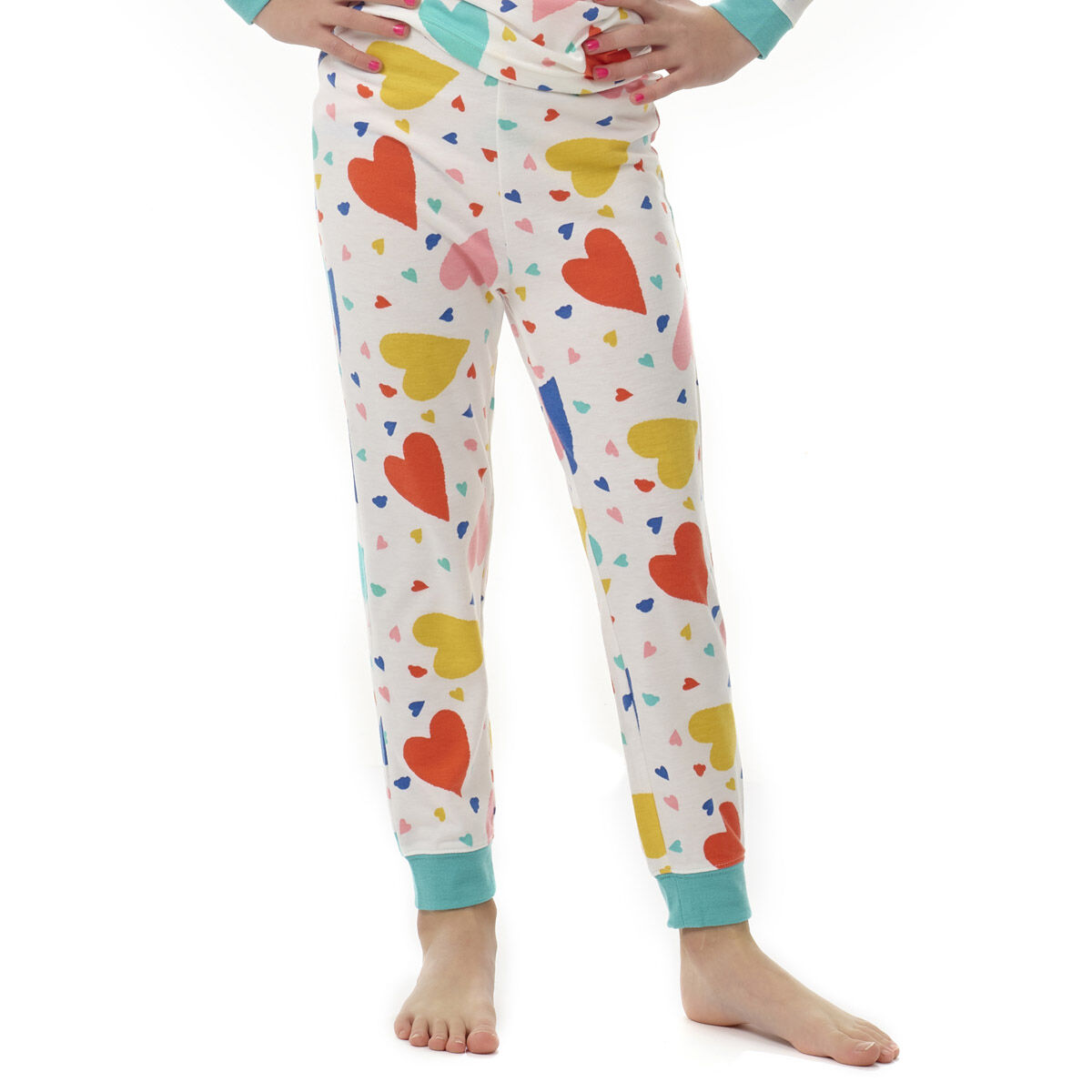 Build-A-Bear Pajama Shop Colorful Hearts Pj Pants - Toddler And Youth