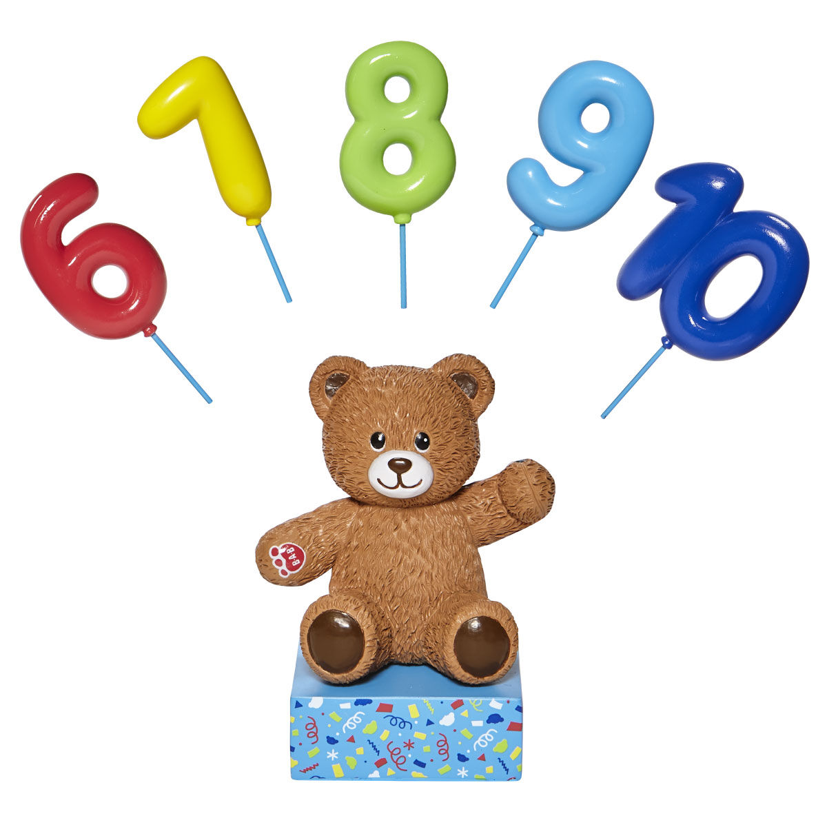 Build-A-Bear Brown Bear Base With Celebearate Balloon Inserts (6-10)