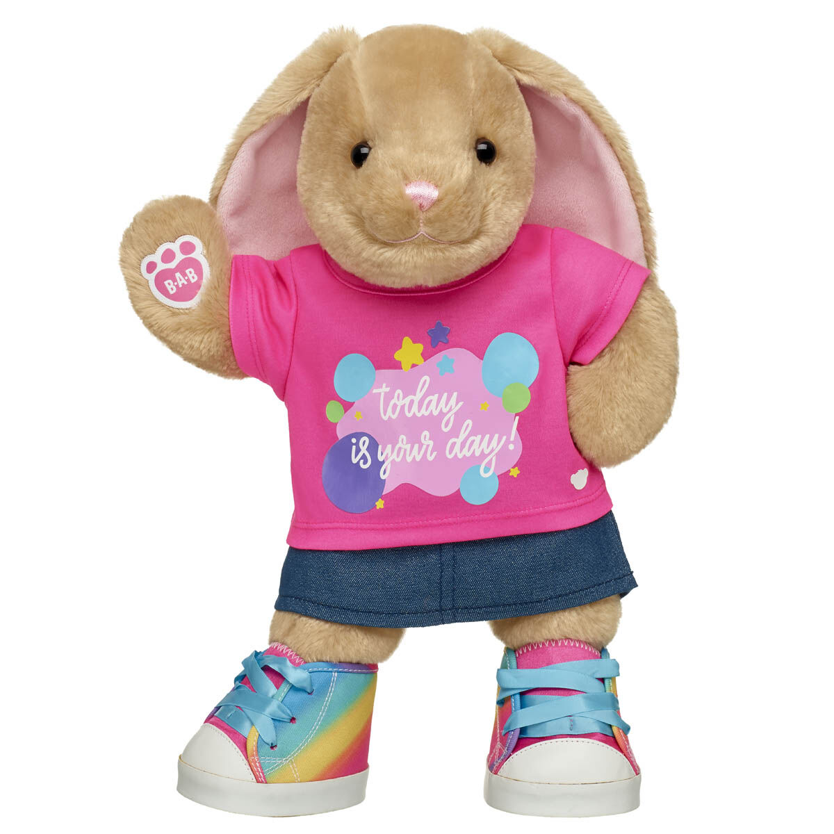 Pawlette Bunny Plush "Today Is Your Day" Gift Set