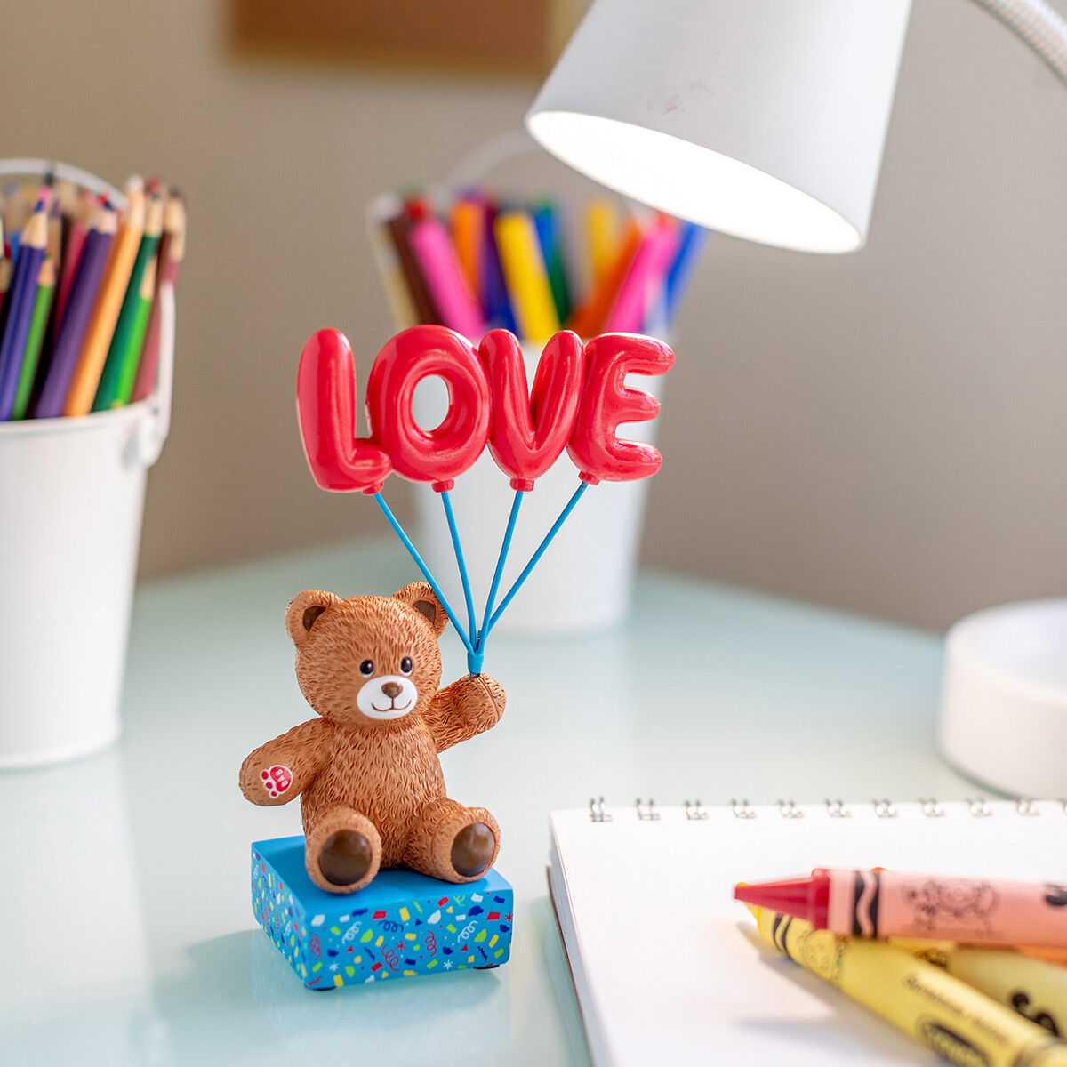 Build-A-Bear Brown Bear Base With Love Balloon Insert