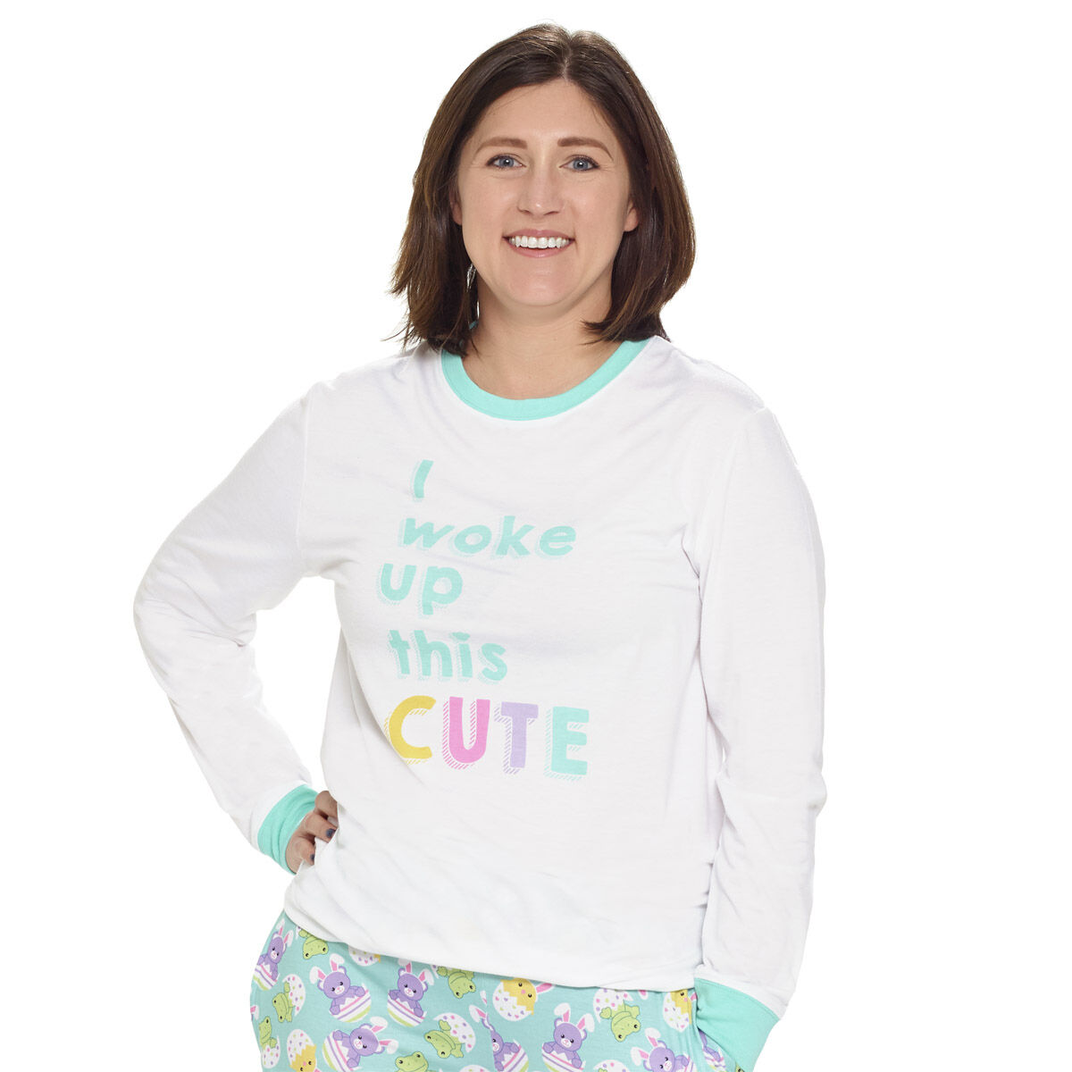 Build-A-Bear Pajama Shop "I Woke Up This Cute" Pj Top - Adult