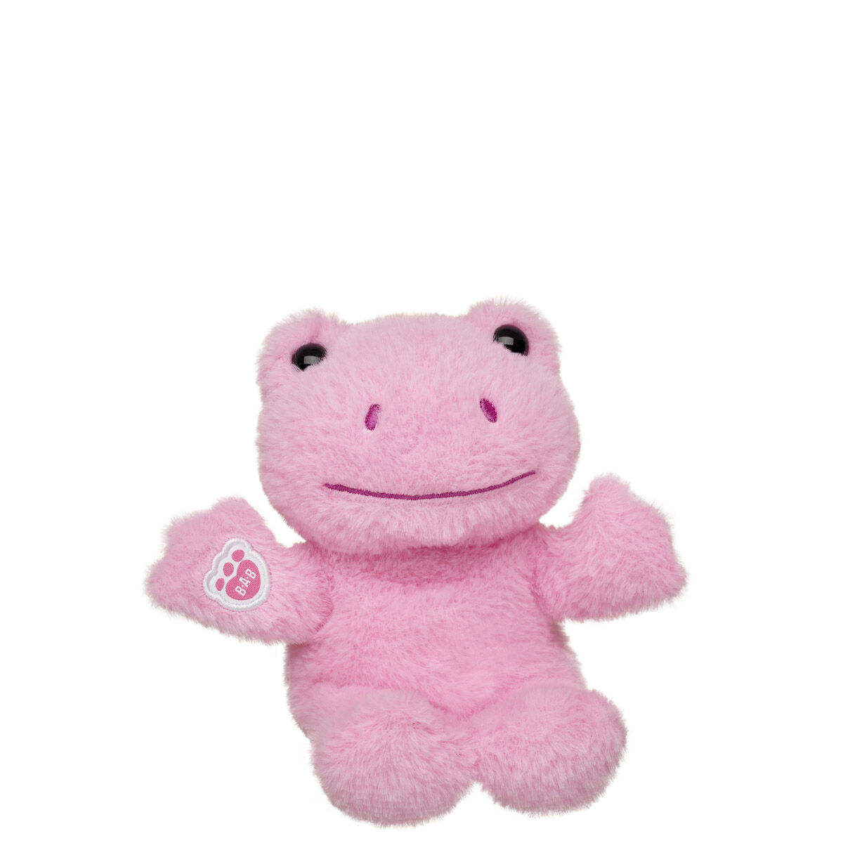 Build-A-Bear Mini Beans Spring Pink Frog Stuffed Animal