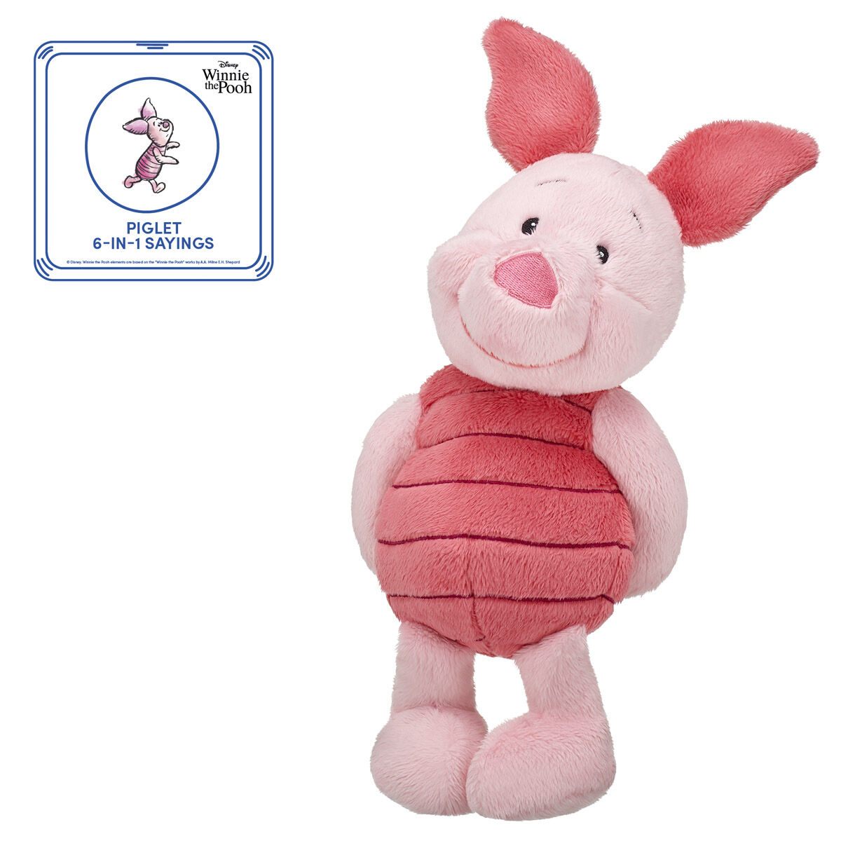 Disney Winnie The Pooh Piglet Plush With Sound